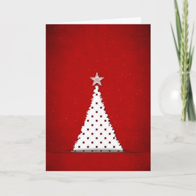 Carte de Noël pliée (Devant)