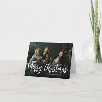 Carte de Noël pliée joyeuse