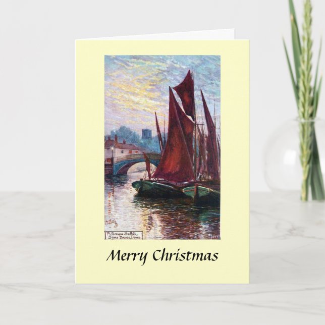Carte de Noël - Pont Stoke, Ipswich, Suffolk (Devant)