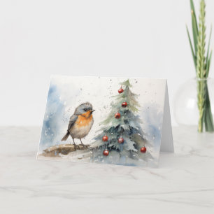 Carte de Noël pour animaux Whimsical