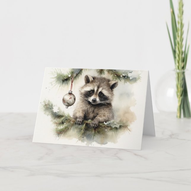 Carte de Noël pour animaux Whimsical (Devant)