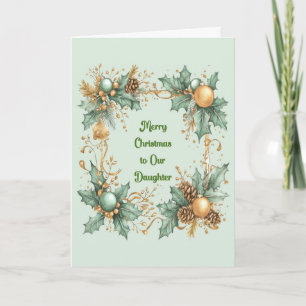 Carte de Noël pour fille adulte
