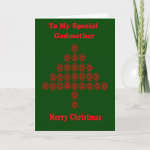 Carte de Noël pour la marraine