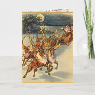 Carte de Noël pour le Carrousel de Père Noël