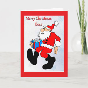 Carte de Noël pour le chef