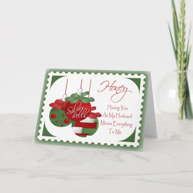 Carte de Noël pour le mari (Devant)
