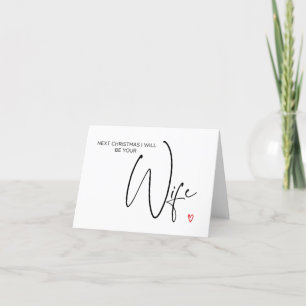 Carte de Noël pour le petit ami-cadeau de Noël