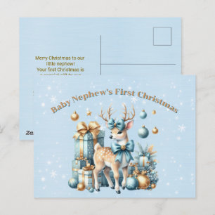 Carte de Noël pour le premier Noël de mon petit ne