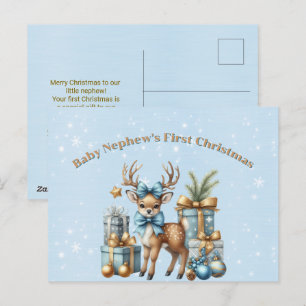 Carte de Noël pour le premier Noël de mon petit ne