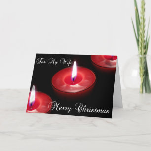 Carte de Noël pour l'épouse