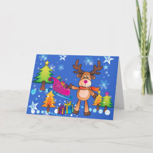 Carte de Noël pour les échanges de cartes pour enf