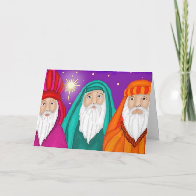 Carte de Noël pour les trois femmes (Devant)