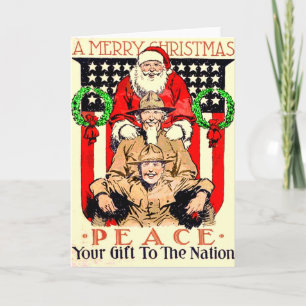 Carte de Noël pour quelqu'un dans l'armée