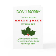 Carte de Noël pour quelqu'un en deuil / transition