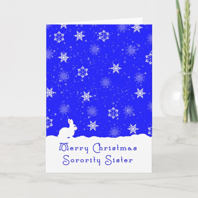 Carte de Noël pour Soeur sororité (Devant)