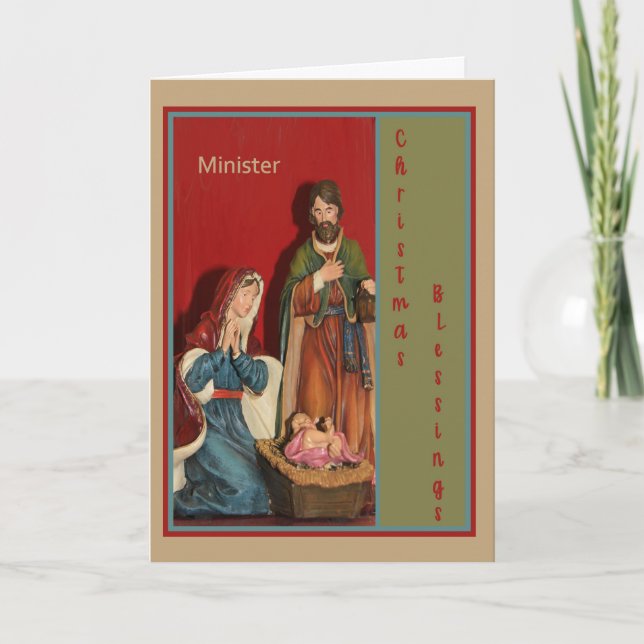 Carte de Noël pour votre ministre (Devant)