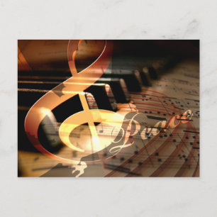 carte de Noël professeur de piano colombe de la pa
