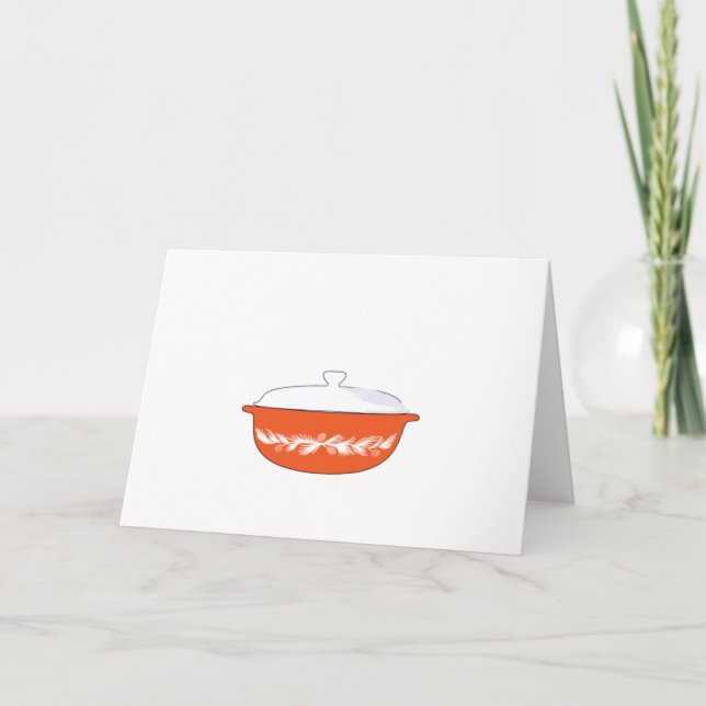Carte de Noël Pyrex vintage (Devant)