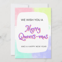 Carte de Noël Queer LGBTQ+