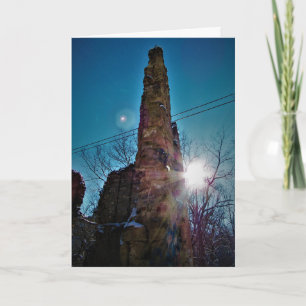 Carte de Noël "Rayons de Ruines"