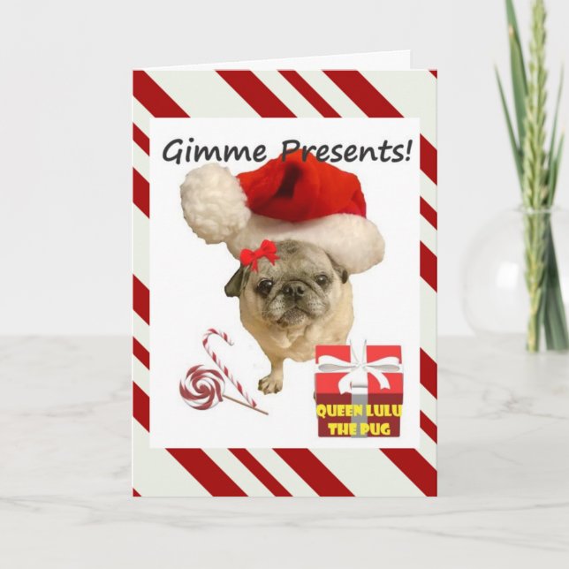 Carte de Noël Reine Lulu ! (Devant)