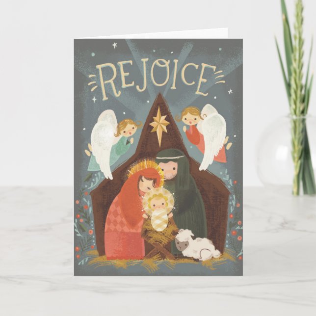 Carte de Noël - Réjouissons (Devant)