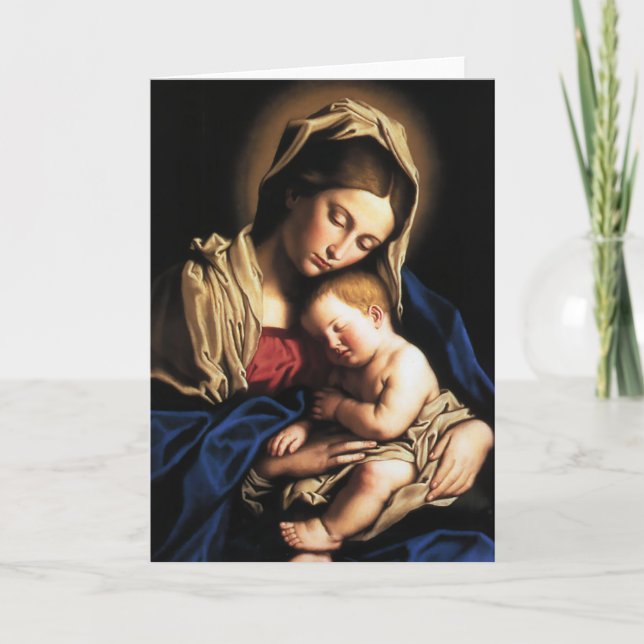 Carte de Noël religieuse (Devant)