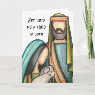 Carte de Noël religieuse
