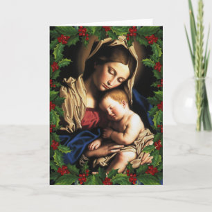 Carte de Noël religieuse