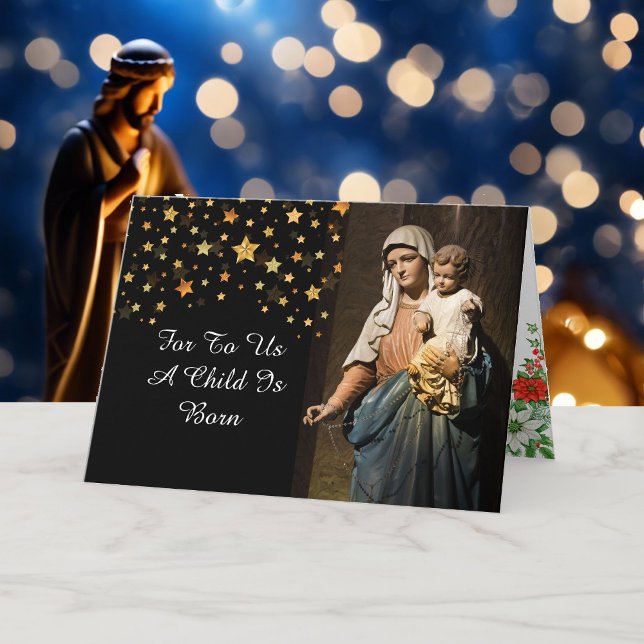 Carte de Noël religieuse Personnaliser la signatur (Créateur téléchargé)
