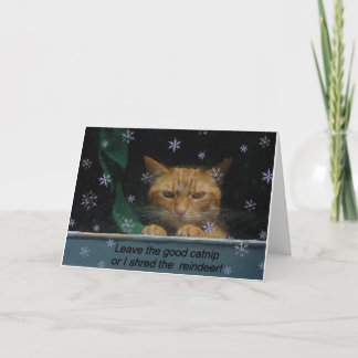 Carte de Noël 'Rhe Réché Réché Reinder'