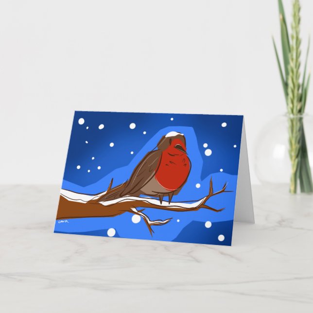 Carte de Noël Robin (Devant)