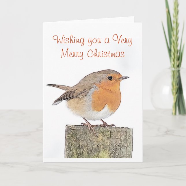 Carte de Noël Robin (Devant)