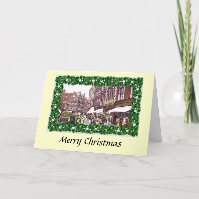 Carte de Noël - rue de Grafton, Dublin (Devant)