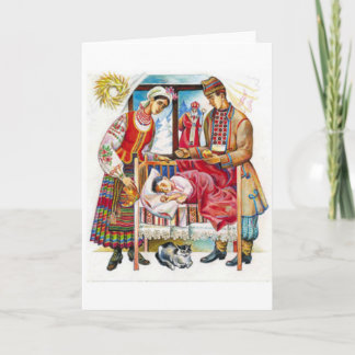 Carte de Noël russe