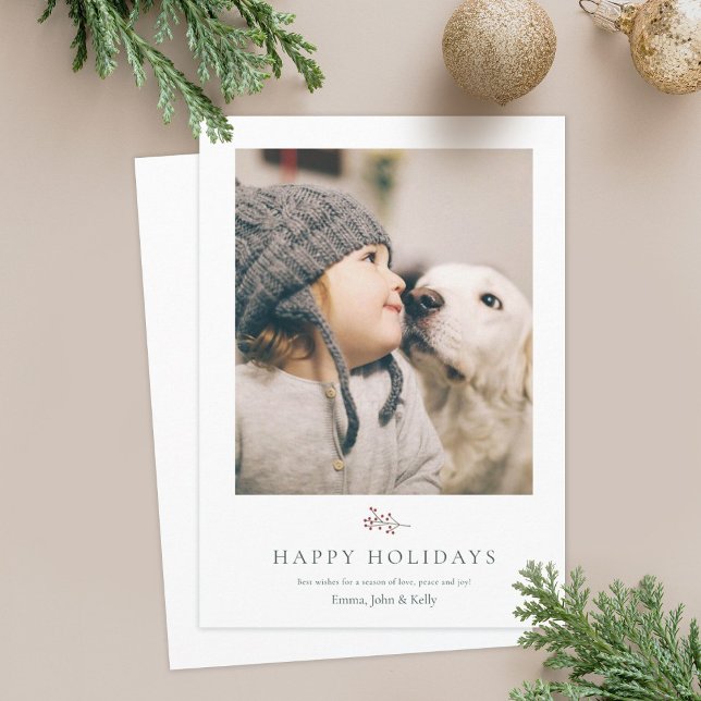 Carte de Noël rustique et minimaliste (Créateur téléchargé)