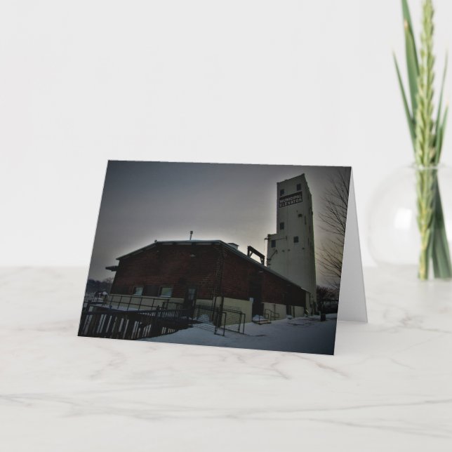 Carte de Noël "Sack House" (Devant)