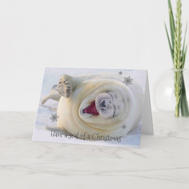 Carte de Noël - Sceau de Noël (Devant)