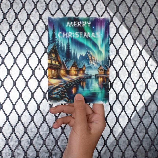 Carte de Noël Serenity at Waters Edge (Créateur téléchargé)