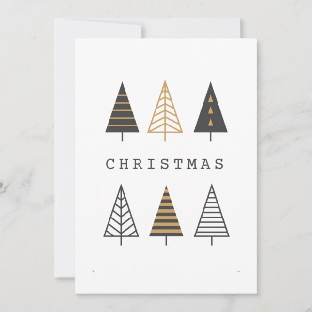 Carte de Noël Simple Cute (Devant)