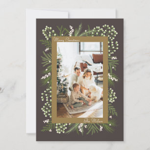 Carte de Noël simple et élégante