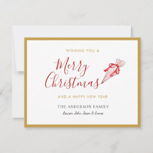 Carte de Noël simple non photo Joyeux Noël
