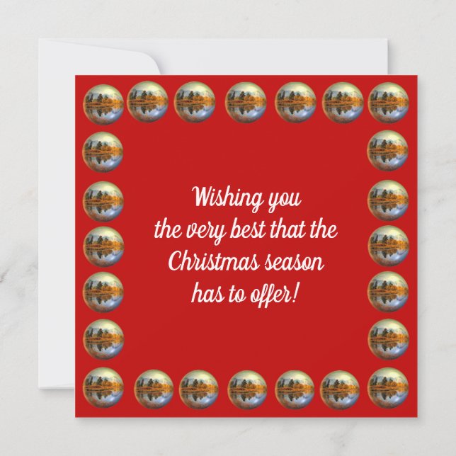 Carte de Noël Sleigh Bells (Dos)