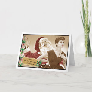 Carte de Noël Snarkalicious Déplaisant Santal