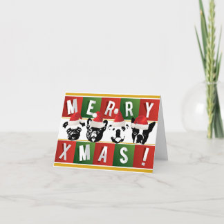 Carte de Noël SNORT (petite - 5,6 po x 4 po)