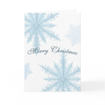 Carte de Noël Snowflake