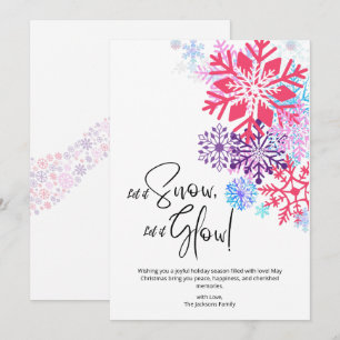 Carte de Noël Snowy Bliss