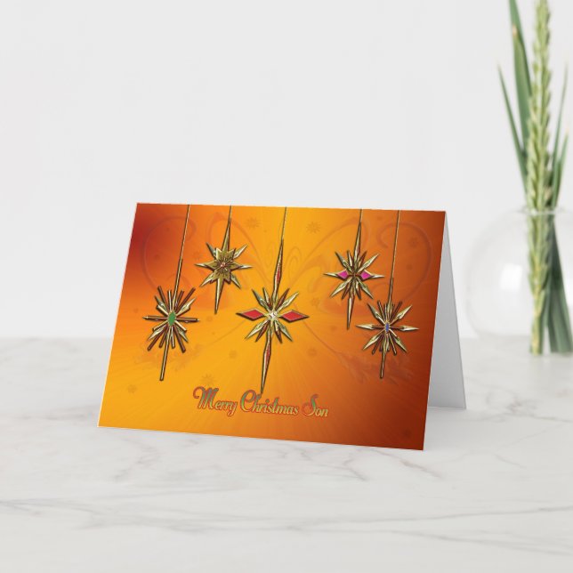 Carte de Noël Son (Devant)