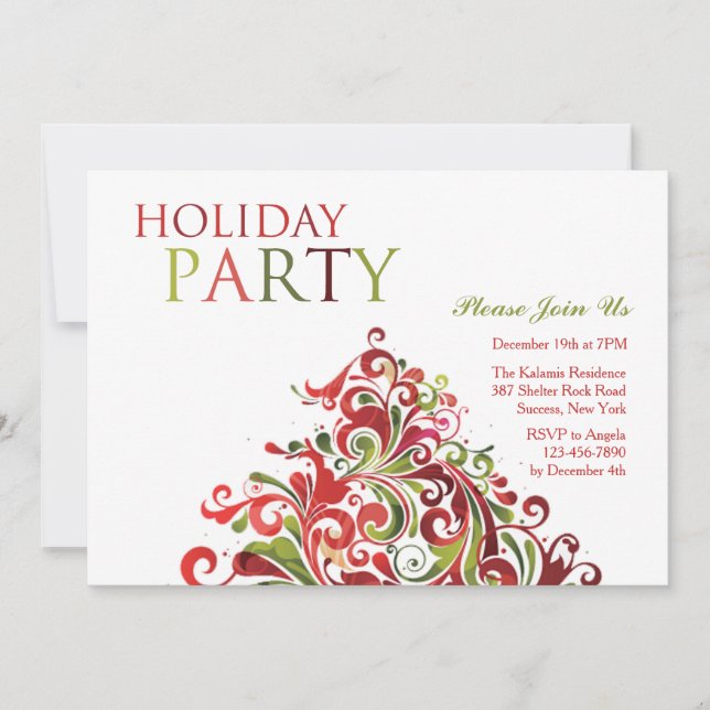 Carte de Noël Spirit Holiday (Devant)