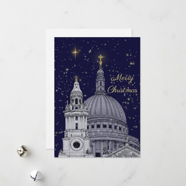 Carte de Noël St Paul (Devant/Arrière en situation)